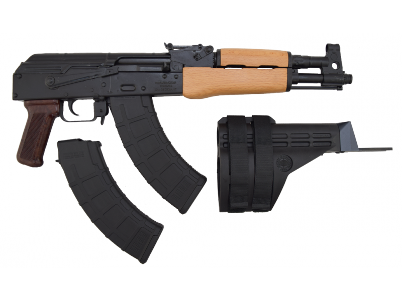 Century Arms HG1916C-N Draco Pistol 7.62X39 12.15-inch 30Rd W/Stabilizing Brace HG1916C-N