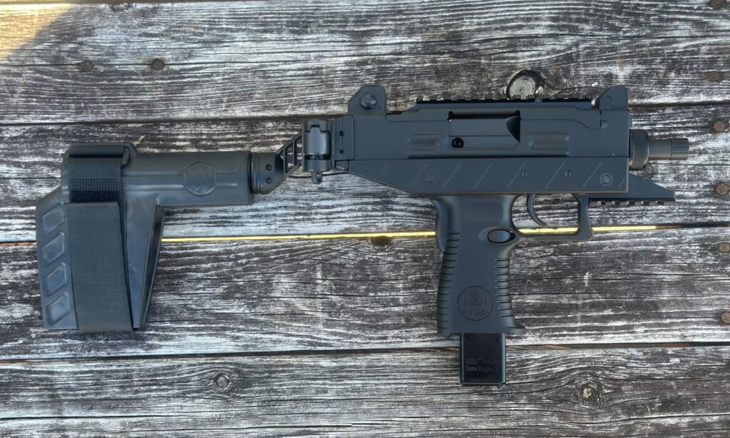 IWI Uzi Pro Pistol w/ Side folding Brace Threaded  UPP9SB-T