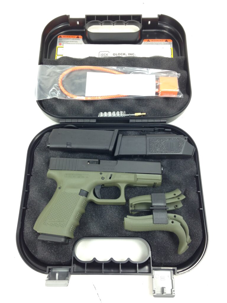 Glock 19 Gen 4 9mm BATTLEFIELD GREEN G19 – FREE SHIPPING