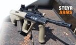 Steyr Aug A3 M1 556 16″ 30rd Black EXTENDED RAIL OD GREEN - View 1