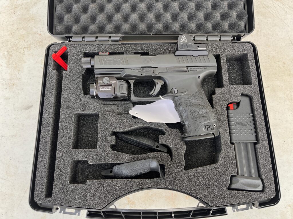 Walther PPQ M2 Q4 Tactical 9mm 4.6″ RMR & Streamlight TLR-7