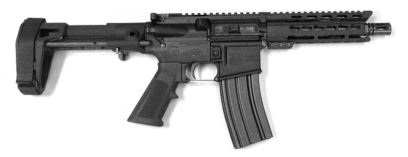 Diamondback – DB15 Pistol 223/5.56 7.5″ Barrel w/6″ KeyMod Rail – DB15PCB7M