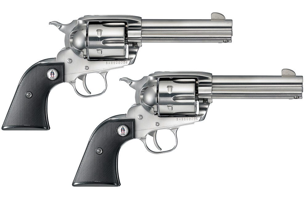 Ruger SASS Vaquero Consecutive Pair 357 Mag Stainless 4.62″ Barrel 5133
