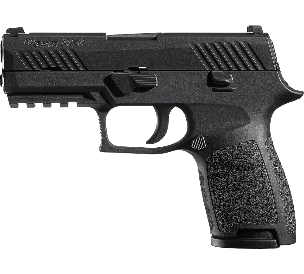 USED Sig Sauer P320 Carry 45 Auto / ACP 2-10 Round Mags Truglo Sights 320CA-45-BSS