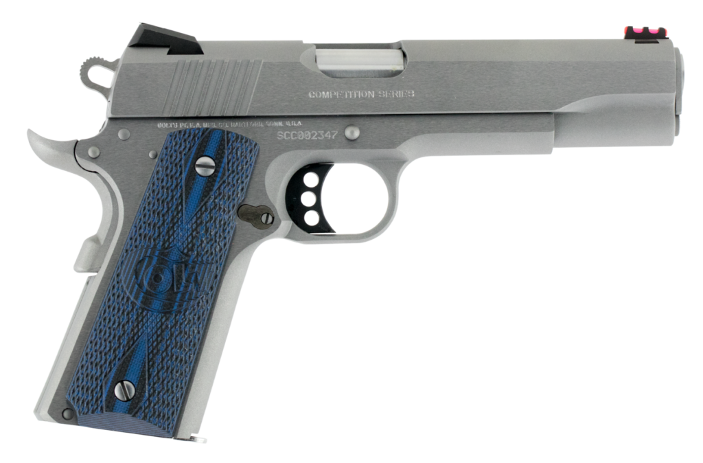 Colt 1911 Competition Series 70 Government 45 ACP Stainless Steel O1070CCS