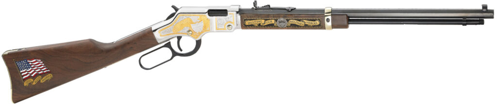 Henry Repeating Arms Golden Boy 22 LR Military Service Tribute H004MS2