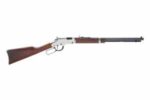 Henry Silver Boy .22 WMR Lever Action Rifle – Polished Nickel Receiver, 20″ Octagon Barrel - View 3