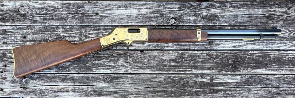 Pre Owned Henry Big Boy Deluxe 3rd Edition 44 Mag 20″ Barrel Brass Engraved H006D3