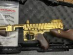 Blem Auto Ordnance Thompson 1927A1 Deluxe 45 ACP Gold Tiger Stripe Tommy Gun - View 7