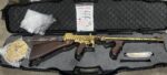 Blem Auto Ordnance Thompson 1927A1 Deluxe 45 ACP Gold Tiger Stripe Tommy Gun - View 11
