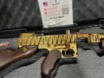 Blem Auto Ordnance Thompson 1927A1 Deluxe 45 ACP Gold Tiger Stripe Tommy Gun - View 17