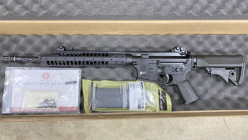 Used LWRC IC-A5 556 Nato M6A5-IC 16″ Barrel LWRC Sights ICA5R5B16