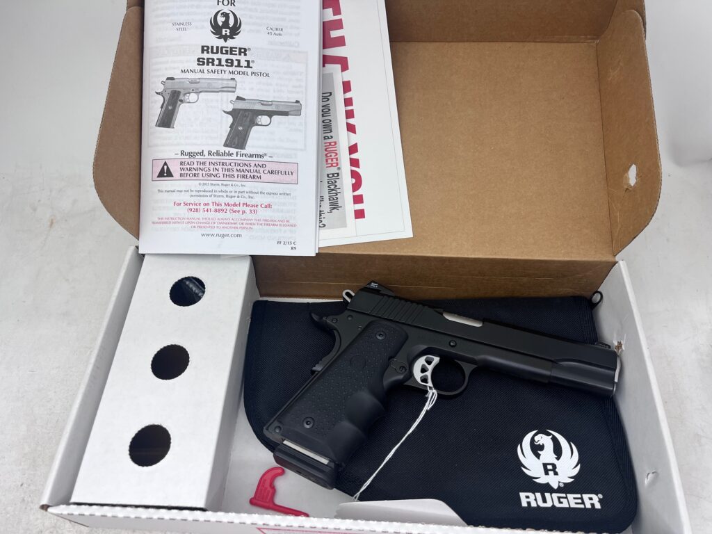Ruger SR1911 Night Watchman 45 ACP 1911 with Night Sights 6709