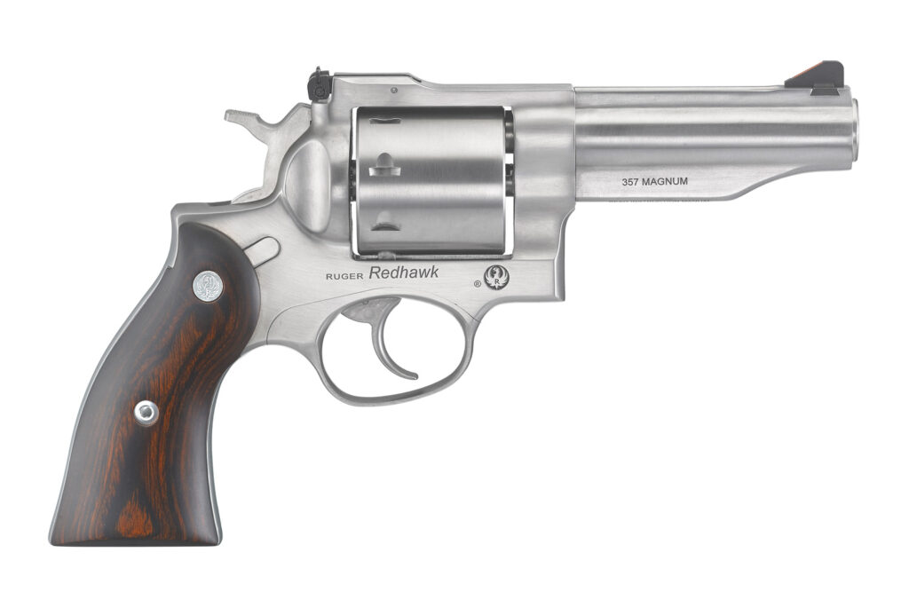 Ruger Redhawk 357 Mag Hardwood Grips 4″ Barrel 8 Round 5059