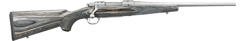 Ruger Hawkeye Compact 7mm-08 Stainless Steel 16″ Barrel Black Laminate Stock 17111