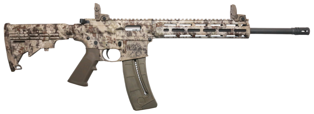 Smith & Wesson M&P15-22 – .22 LR Rifle, True Timber Camo, BSA Red Dot, 2 Mags & Hard Case
