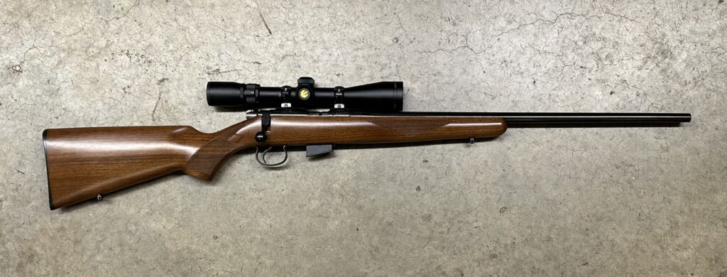 Used CZ USA 452 American 17HMR 22″ Barrel W/ 3-9X40 Nikon Prostaff 02074