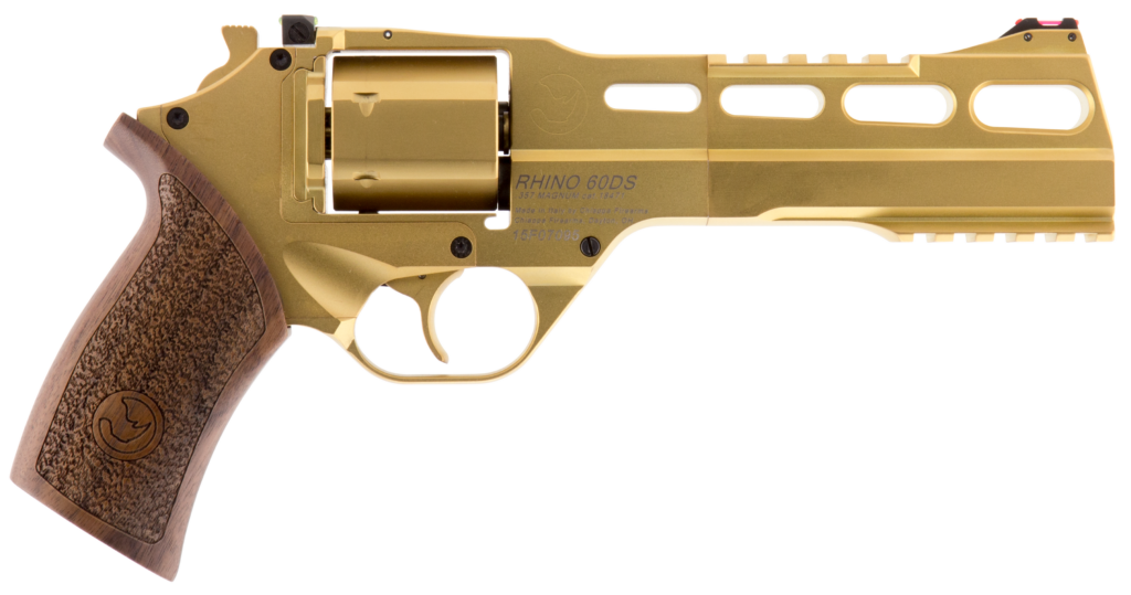 Chiappa Firearms Rhino 60DS 357 Mag Gold 6″ Barrel 340.225