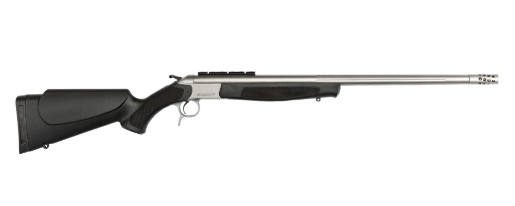 CVA Scout 450 Bushmaster Single Shot Stainless 25″ Threaded Barrel CR4830S