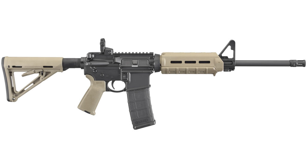 Ruger AR-556 MOE Style – 5.56 NATO, FDE Furniture, Vortex Optic