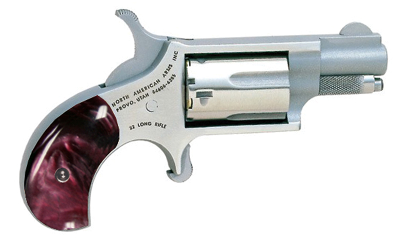 North American Arms Mini-Revolver 22 LR Purple Pearlite Grip NAA-22LR-GP-PR