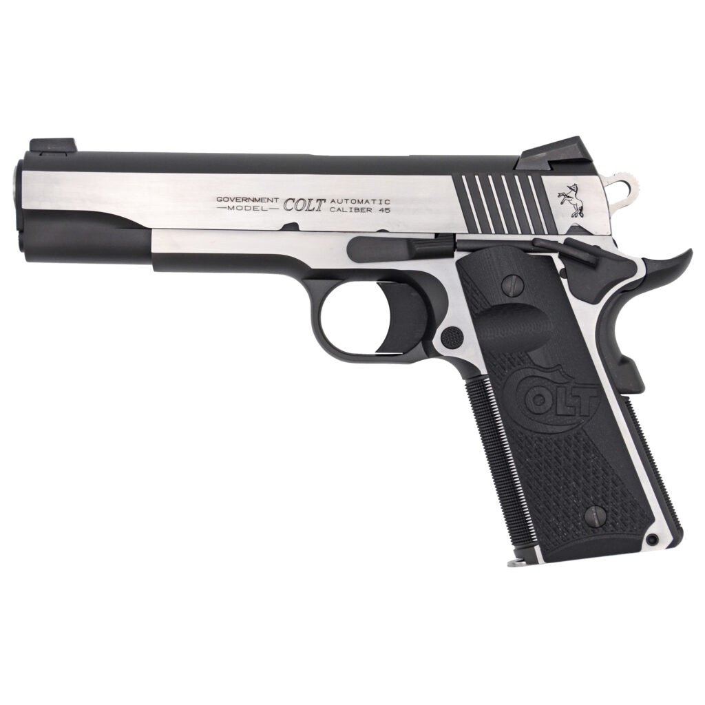 Colt Combat Elite Government 1911 45 ACP Stainless Steel 5″ Barrel O1070CE