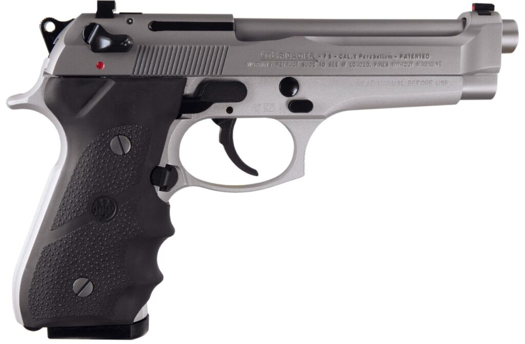 Beretta 92FS Brigadier Inox 9mm Stainless Steel CA Compliant 10 Round Capacity J92F560CA