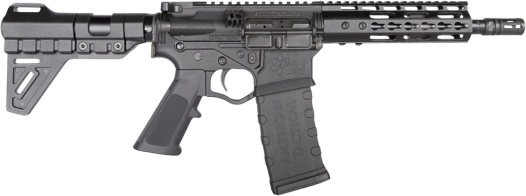ATI GOMX556P4B Omni Hybrid AR Type Pistol 7.5″ BBl With 7″ Keymod Rail