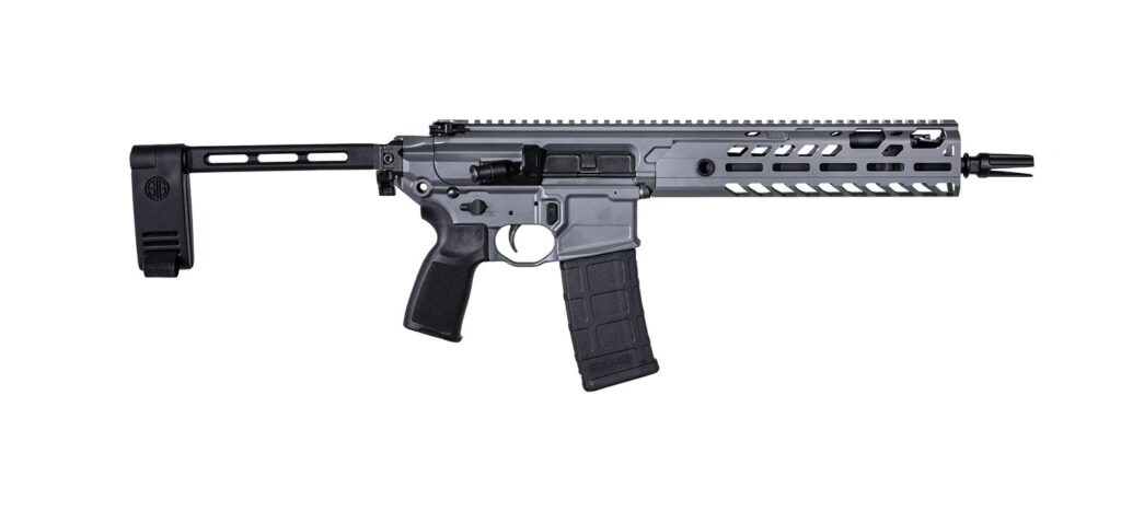 Used Sig MCX Virtus 556 Nato PDW Elite Concrete Grey PMCX-11B-TAP