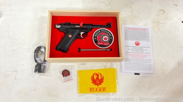 Ruger Mark IV Standard 70th Anniversary Special Edition .22 LR