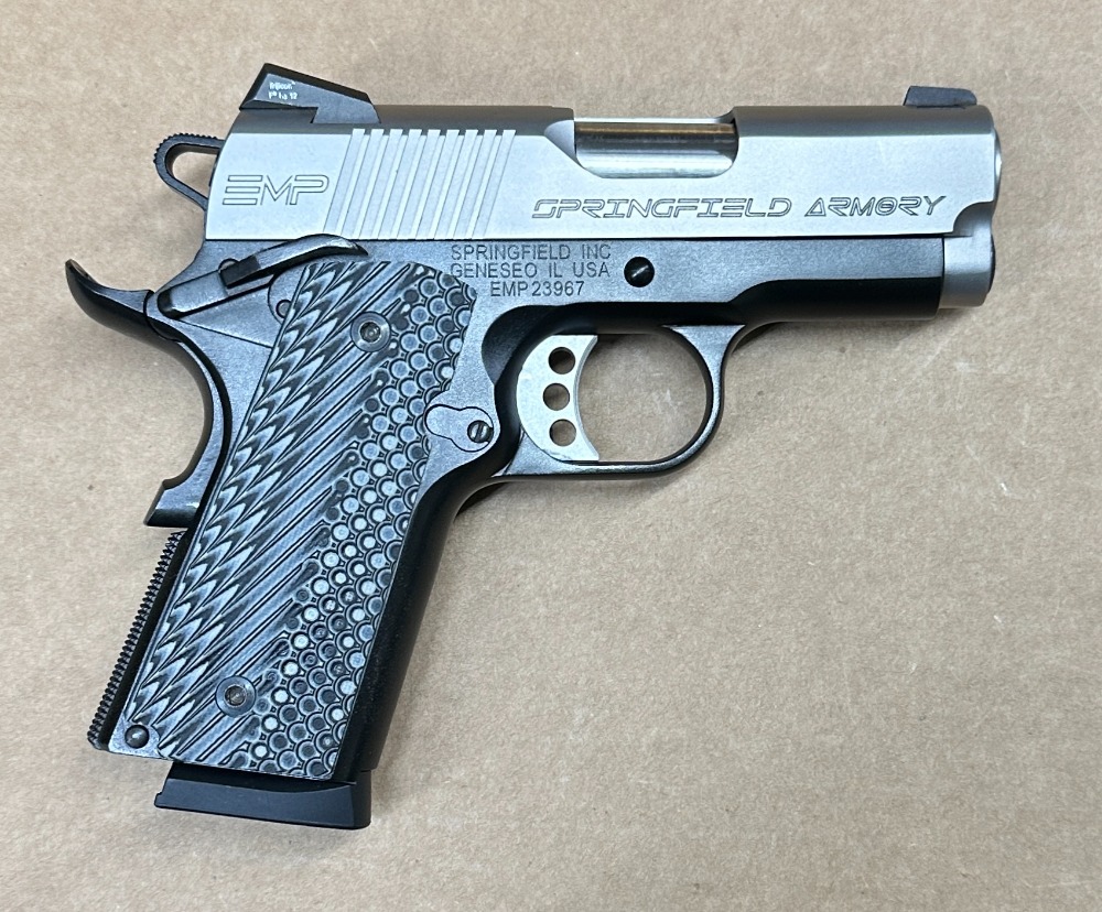 USED Springfield EMP 40SW 3IN Wood Grips 1911 PI9240L