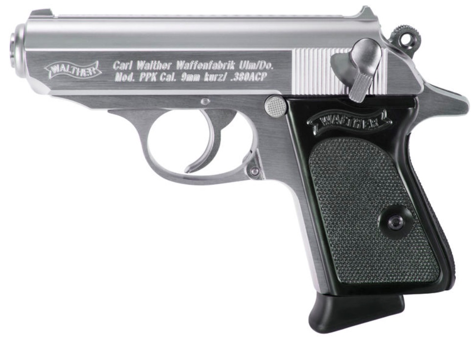 Walther PPK .380 ACP Stainless Steel Pistol – Classic DA/SA Design