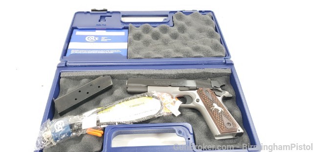 Colt Government Model – Series 80, .45 ACP, Two-Tone Stainless