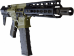 ATI Omni Hybrid MAXX 300BLK Pistol, 8.5″ Barrel, 7″ Keymod, Battlefield Green – ATIGOMX300P4BBFG - View 1