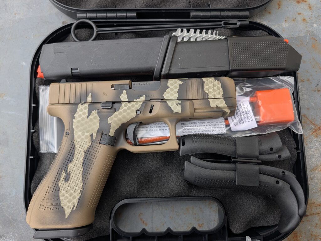 GLOCK 45 9MM RIPTILE CAMO 17+1
