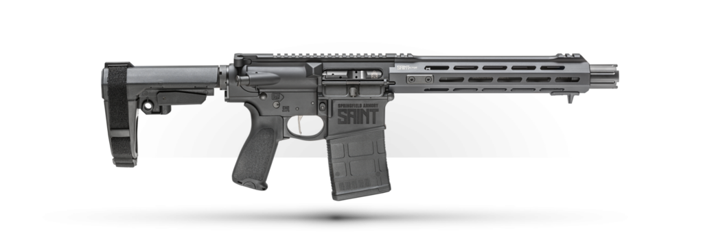 Springfield Armory SAINT Victor .308 AR Pistol – 10.3″ Barrel, SBA3 Brace, Optic Included