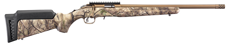 Ruger American Rimfire 22 Mag Go Wild Camo 18″ Barrel 8373