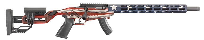 Ruger Precision Rimfire 22 LR American Flag 18″ Barrel 8422