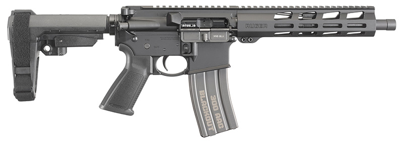 Ruger AR-556 Pistol 300 BLK AR 556 10.5″ 30 rd SBA3 AR556