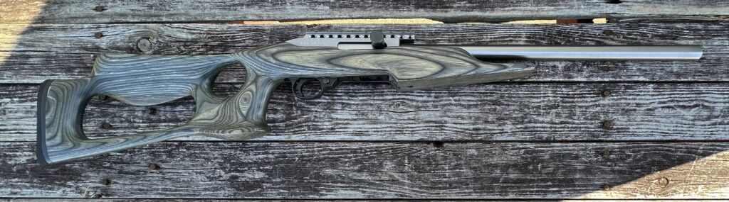 Demo Magnum Research Magnum Lite 22 WMR Grey Laminate Stainless MLRS22WMBP