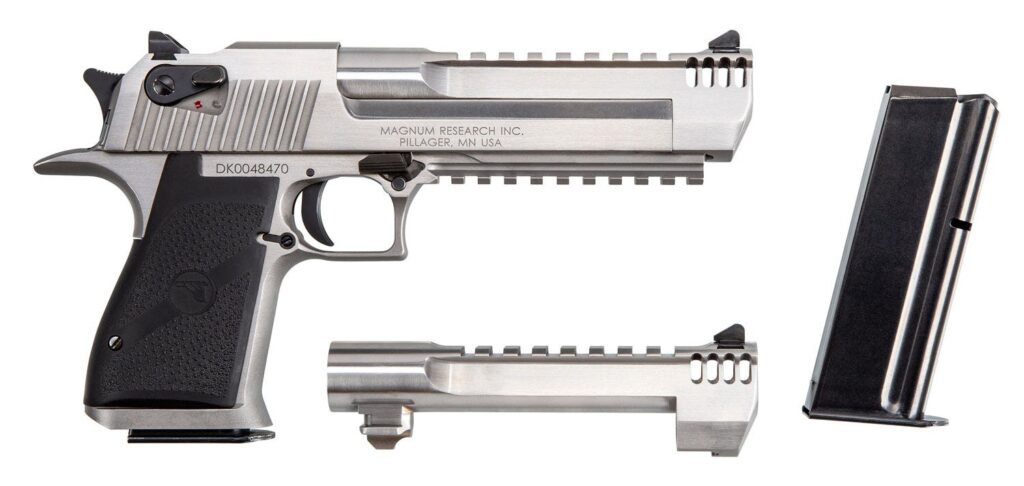 Magnum Research Desert Eagle Mark XIX 429 DE / 50 AE Stainless 6″ Barrel DE50-429SMRB
