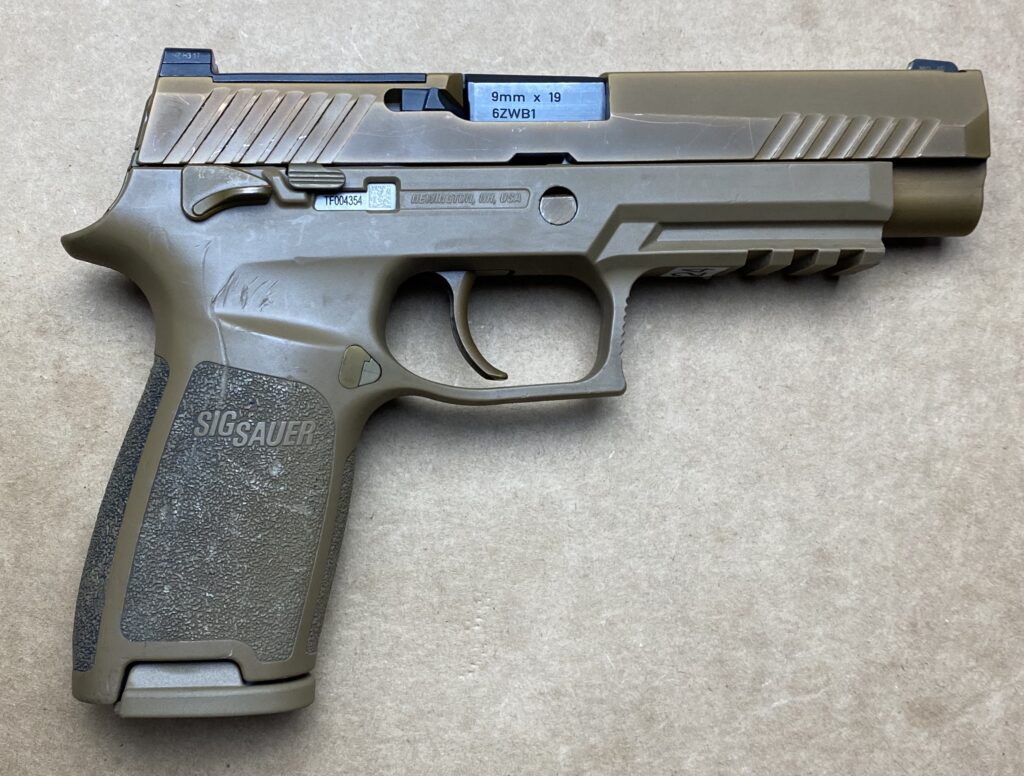Rare Discontinued Sig Sauer P320 M17 Surplus 9mm Luger 4.7″ 21rd M17 P320 M17