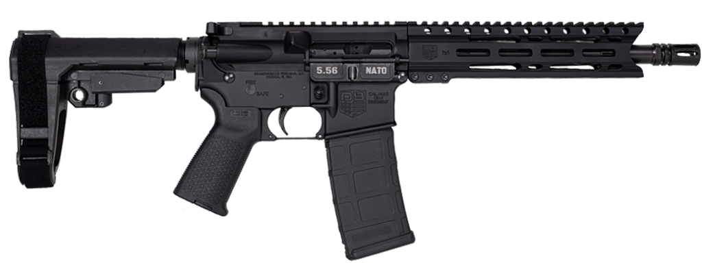 Diamondback DB-15 Pistol 556 Nato 10″ Barrel W/ SBA3 DB15PCML10SB3