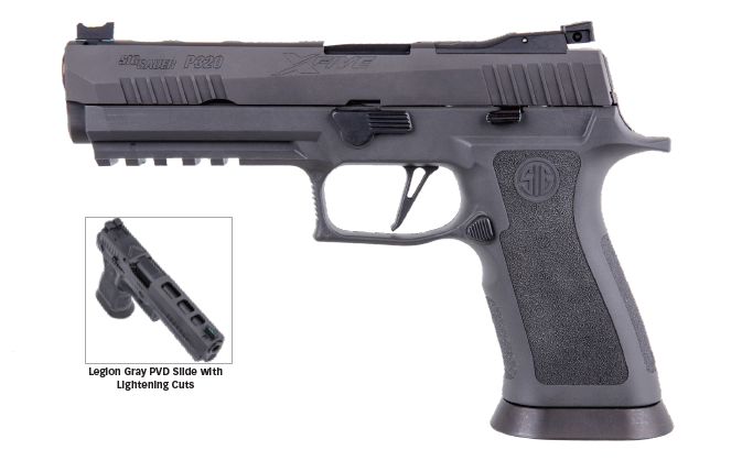 Used Sig Sauer P320 XFive Legion 9mm – Tungsten XGrip, Optics Ready, (3) 17-Round Mags