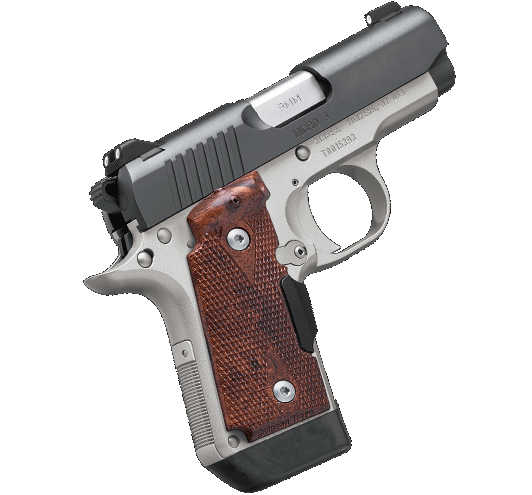 Kimber Micro 9 9mm Two Tone w/ Rosewood Crimson Trace Laser Grips 3300216