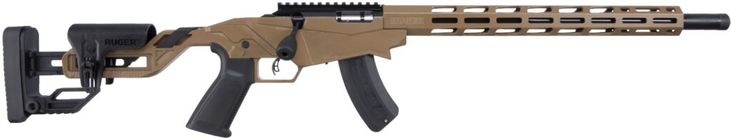 Ruger Precision Rimfire 22 Mag 18″ Threaded Barrel FDE 15 Round Capacity 8411