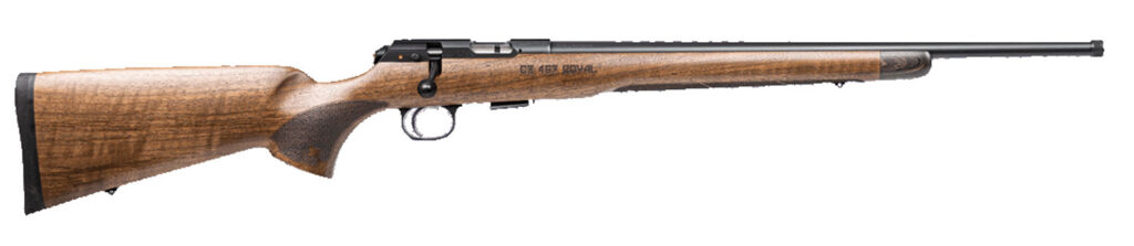 CZ 457 Royal 22 LR Premium Walnut Stock 20″ Threaded Barrel 02373