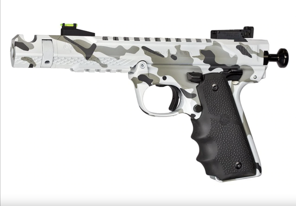 Volquartsen Black Mamba 22 LR Arctic Camo 4.5″ Target Barrel VF4M-0049