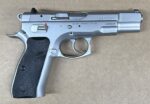 New Old Stock CZ USA 75 B 9mm Luger 4.6″ Barrel Stainless 75B 91128 - View 1