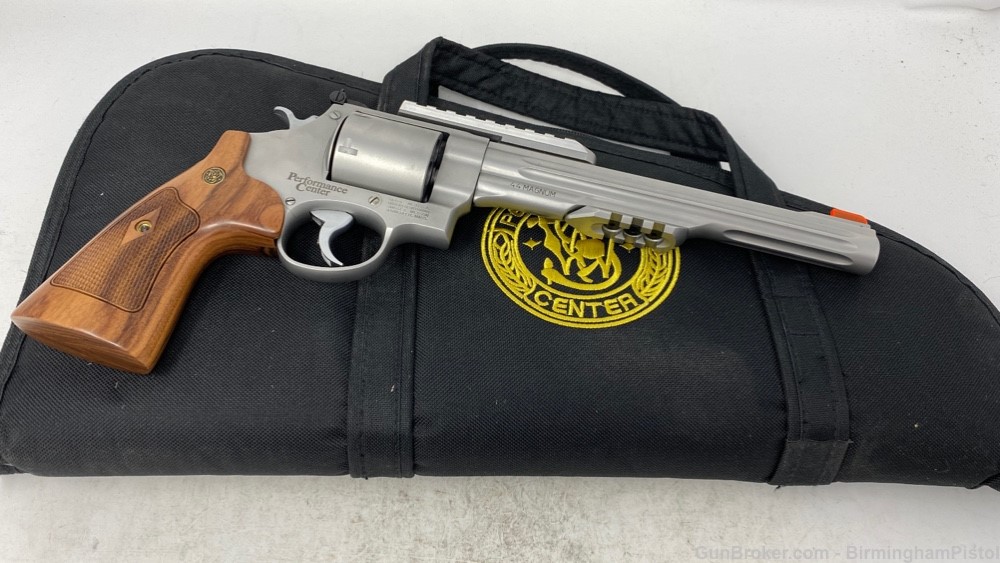Smith & Wesson 629-8 Performance Center – .44 Magnum, 7.5″ Barrel, Stainless, Wood Grips